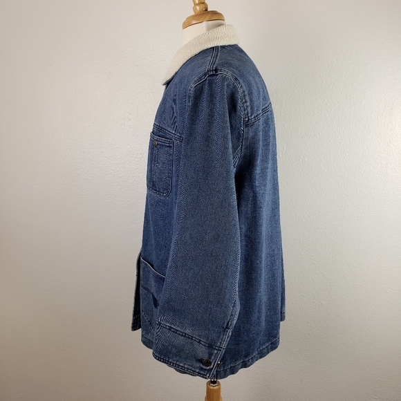 Lauren Denim Chore Jacket | Vintage Denim Coat - Picture 3 of 12